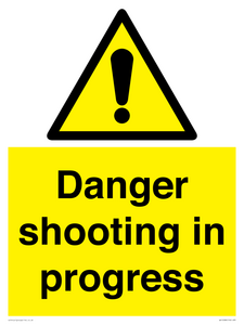 Danger shooting in progress